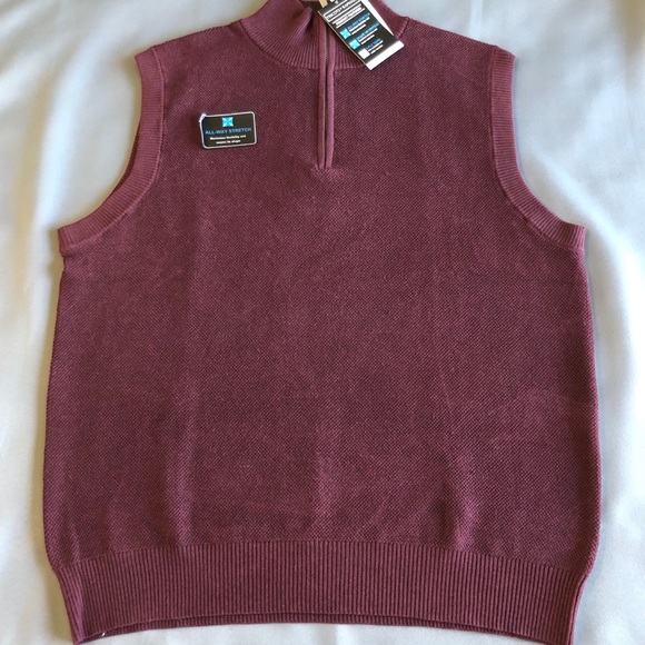 Tricots ST Raphael Men's Sweater Sleeveless L New - Picture 4 of 16